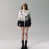 High-Grade Jacquard Knit Cardigan