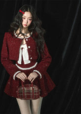 Monica dinner small fragrance style suit women