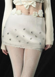 Autumn Woolen Lace Skirt