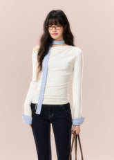 어깨 두 벌 티셔츠