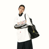 코튼 반팔 티셔츠 루즈 탑