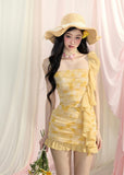 Slimming spicy dress