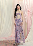 Mermaid Mesh Slim Dress
