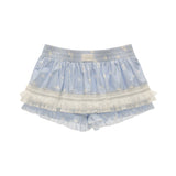 스트라이프 플로럴 패턴의 달콤하고 활용도 높은 스커트 팬츠