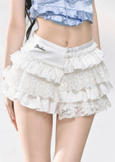 Half length A-line Slimming  short Skirt