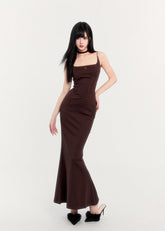 Contoured Silhouette Slip Dress