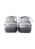 Vintage Mesh-Layered Board Shoes