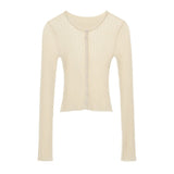 레이스 긴팔 니트 가디건