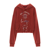 캐주얼 후드 스웨트셔츠