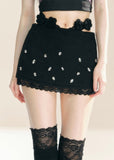 Autumn Woolen Lace Skirt