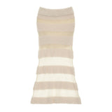 3차원 울 장식 스커트 롱