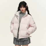 90 화이트 덕다운 멀티컬러 자수 웜다운 재킷