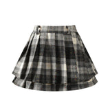 Black & White Checkered Two-Piece