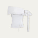 라이오셀 원숄더 스트랩 탑