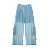 팬텀 플라워 스트레이트닝 스트랩리스 셋업