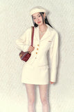 Chaebol Style Bat Sleeve Suit Set