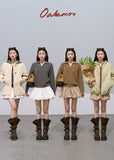 Fake Two-Piece Wool Dress