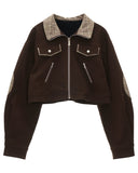 vintage check patchwork suit, plaid jacket and skirt set women, retro two piece outfit fw2025, lapel patchwork blazer set, korean street suit womens fashion, fall winter co ord set women, vintage plaid skirt and jacket, trendy retro womens suit, nowa tokyo street luxe set