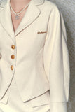 Chaebol Style Bat Sleeve Suit Set
