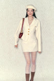 Chaebol Style Bat Sleeve Suit Set
