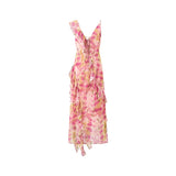 프렌치 드레이프 플로럴 드레스