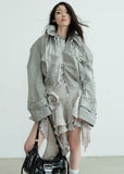 Lightweight Earth Print Short Jacket image 2