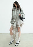 Lightweight Earth Print Short Jacket image 0