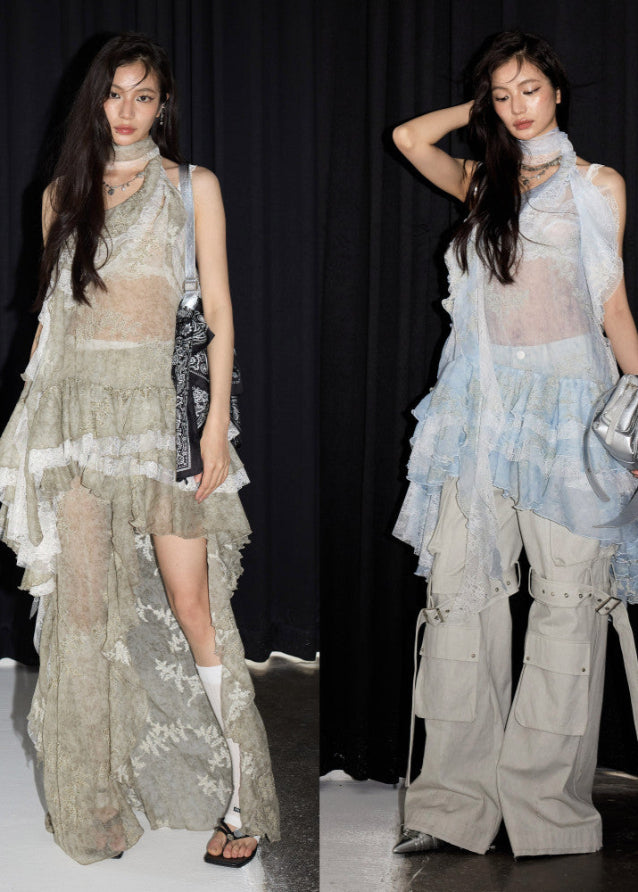 Retro Wave Lotus Halter image 0