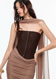 Pu Inspired Dreamy Long dress image 2