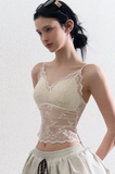 Year-Round Slim Lace Top