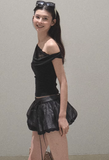 Double-Layer Flower Skort