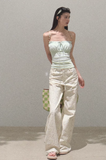 All Cotton Graffiti Printed Slimming Casual Pants