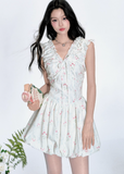 Blue Campanula Holiday Dress