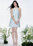 Iris Whisper Jacquard Dress