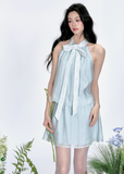 Iris Whisper Jacquard Dress