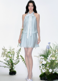 Iris Whisper Jacquard Dress