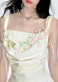 Goose Yellow Holiday Swing Dress