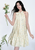 Romantic Puff Skirt Bow Dress