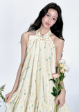 Romantic Puff Skirt Bow Dress