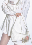 Sheer Cutout 3-Piece Skirt Set