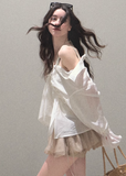 Tencel Two-Way Cami Shirt Set
