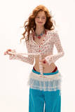 Slim Fit Cropped Long Sleeve Top