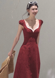Bohemian Cotton Floral Tea Dress