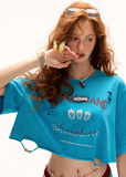 Strawberry Wash Casual Short Sleeve Tee