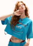 Strawberry Wash Casual Short Sleeve Tee