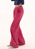 Straight leg sports sweatpants lazy casual pants