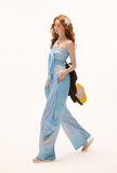 Phantom Flower Straightening strapless set-up