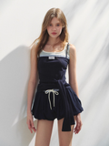 Tennis Girls Fake Three Piece Color tops