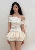 Layered Black & White Puffy Skirt