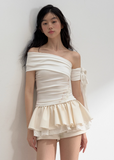 Layered Black & White Puffy Skirt